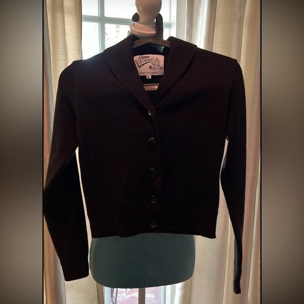 VOH EUC  SZ S Black cardigan